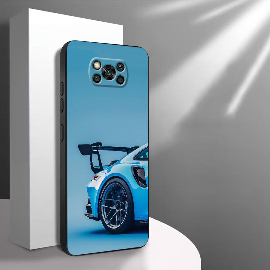 Чехол для Xiaomi Poco F8 C71 M7 Pro M3 M4 C61 F3 X7 X3 X4 X5 Pro C50 F1 C75 M5 Funda Чехол для телефона Крутая Спортивная Машина