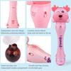 Cartoon Animal Bubble Maker Wand with Sound Light Cow Deer Shape