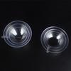 10PCS Versatile Transparent Acrylic Open Balls for Holiday Crafts and DIY