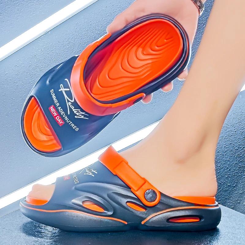 2024 Summer New Men's Slippers and Sandals EVA Soft Soled Slippers Indoor and Outdoor Beach Shoes Flip Flops Men's Shoes