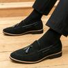 Fashion Men Tassel Loafer Shoes Slip On Driving Suede Moccasins Mens Comfortable Leather Shoes for Men Outdoor Fashion Man Casual Shoes