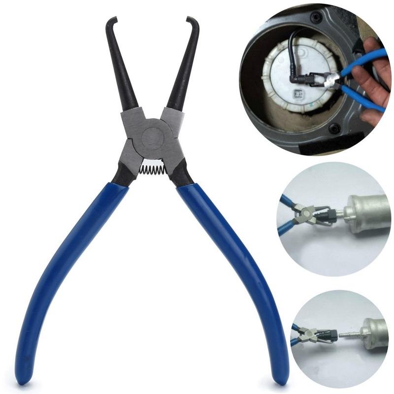 Fuel Line Disconnect Pliers Automotive Fuel Filter Removal Tool for Quick Connect Fittings, Urea Lines, Oil Pipes, Auto Repair