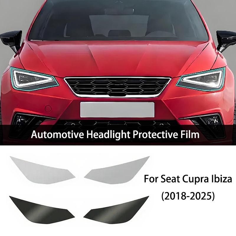 For Seat Cupra Ibiza 2018-2025 Headlight Rearview B C Pillars TPU Protection Film Anti-Scratch Protective Film Clear Sticker