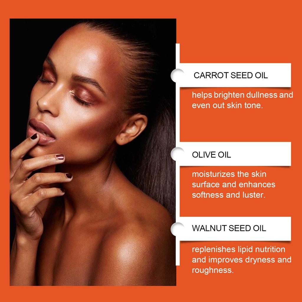 Sunless Tanning Aid Cream Plant Oil Glossy Moisturizing Even Skin Tone For All Seasons Tanning Aid Body Cream