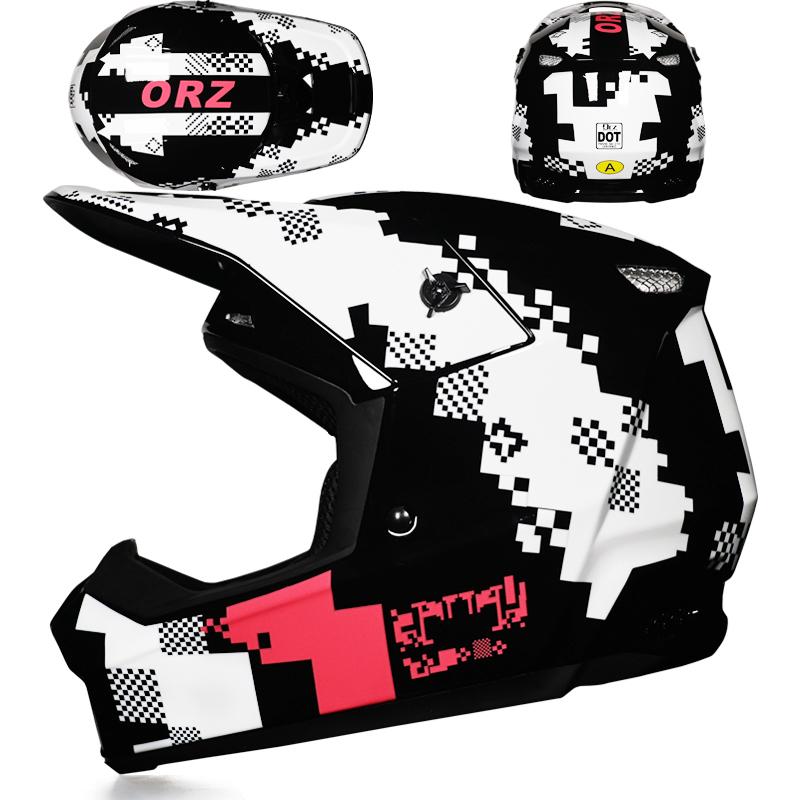 New Children Motorcycle Helmet Off-Road Helmet Downhill Am Dh Cross Capacetes Motocross Cascos Go-Kart Dot Certification Rally