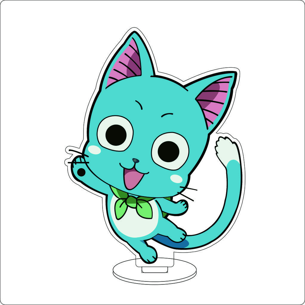 16 см Аниме FAIRY TAIL Акриловая подставка-украшение Жерар Фернандес Грей Фуллбастер Мираджейн Штраус Фигурка-подставка Хэллоуинские подарки