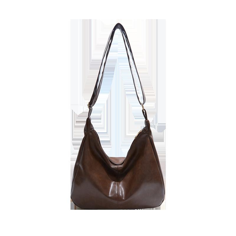 Crossbody Dumpling Retro Bag Stylish Square Bag Women Zipper Closure Casual Use