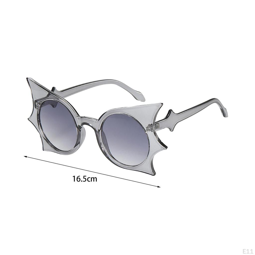 Bat Shape Sunglasses Eyeglasses Lightweight Costume Accessories Irregular Sun Glasses Eyewear for