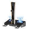 Charging Stand with Cooling Fan Charging Dock Station for Both PS5 and New PS5 Slim Consoles Disc & Digital,Headset Holder