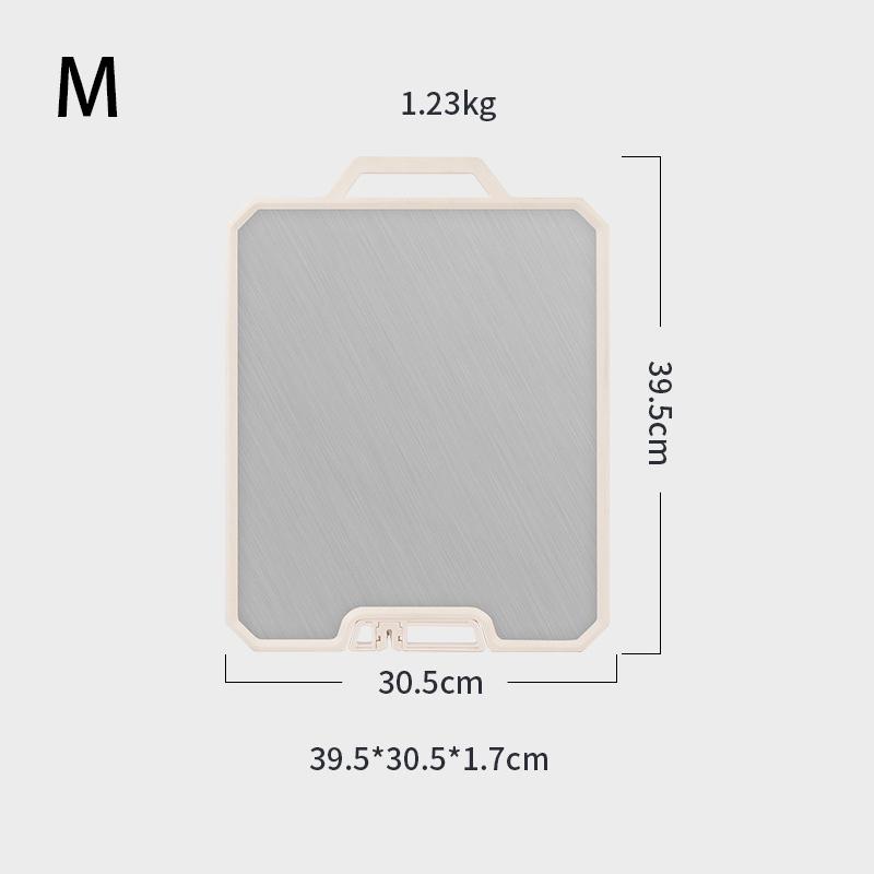 Разделочная доска для овощей, бытовая, нержавеющая сталь, двухсторонняя, кухонная, липкая доска, скандинавская, белая, подставка для ножей
