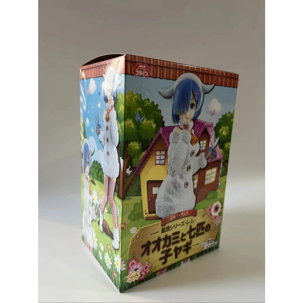 20CM Anime Re:Zero kara Hajimeru Isekai Seikatsu Rem Figure Wolf and Seven Lambs Model Toy Doll Gift Action Figure PVC