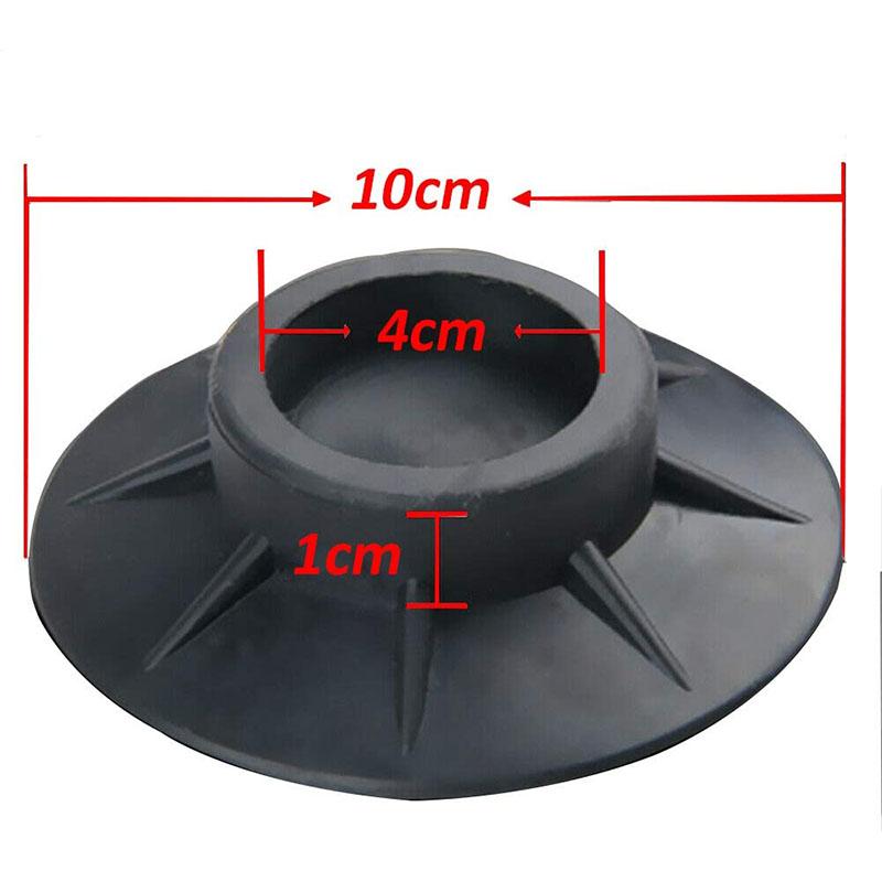 Антивибрационные противоскользящие подушечки для стиральных машин Резиновые подушечки для ног для стиральной машины и сушилки для предотвращения ходьбы и снижения шума Подходит для всех моделей
