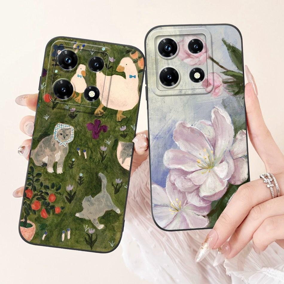Чехол для Infinix Note 30 Pro, Infinix Note 30i 30 Note30 30Pro 4G, Элегантные Расписные Мягкие Силиконовые Ударопрочные Чехлы для Телефона