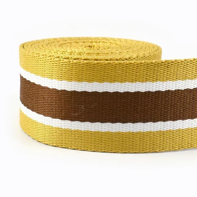 2-10Meters Meetee 1.6mm Thick Polyester Webbing Band Backpack Ribbon Tape Pet Collar Decor Bias Banding DIY Garment Accessories