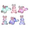 Cute Doll Glowing Rabbit Stuffed Animal Rabbit Toy Soft Comfortable Hugging Rabbit Doll Early Education Toddlers Toy