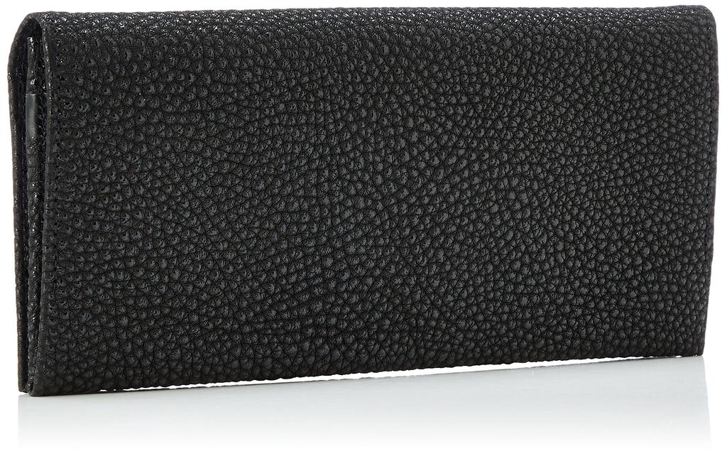 Long Wallet Black Leather Kiwami Green [Mikado]