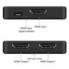 Разветвитель HDMI 4K 30 Гц 1x2 Переключатель HDMI 1 вход 2 выхода Видеораспределитель Разветвитель 1080P Двойной дисплей для ТВ ПК Ноутбука Монитора Проектора HDTV DVD PS3 Xbox