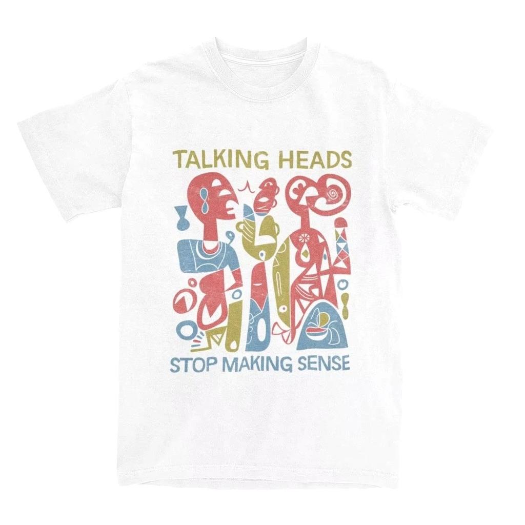 Talking Heads Stop Making Sense Stuff T-Shirt Rock Band Casual Cotton Summer Cotton Men's Women Top Tee Short Sleeve Streetwear