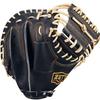 ZETT Pro Status Hard Baseball N Made In BPROCM922G Catcher's Mitt, Black/Pastel (1932N), Japan,