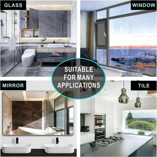 Bathroom Shower Squeegee Household Glass Wiper Window Mirror Silicone Scraper Shower Doors Hanging Squeegee Holder Cleaning Tool