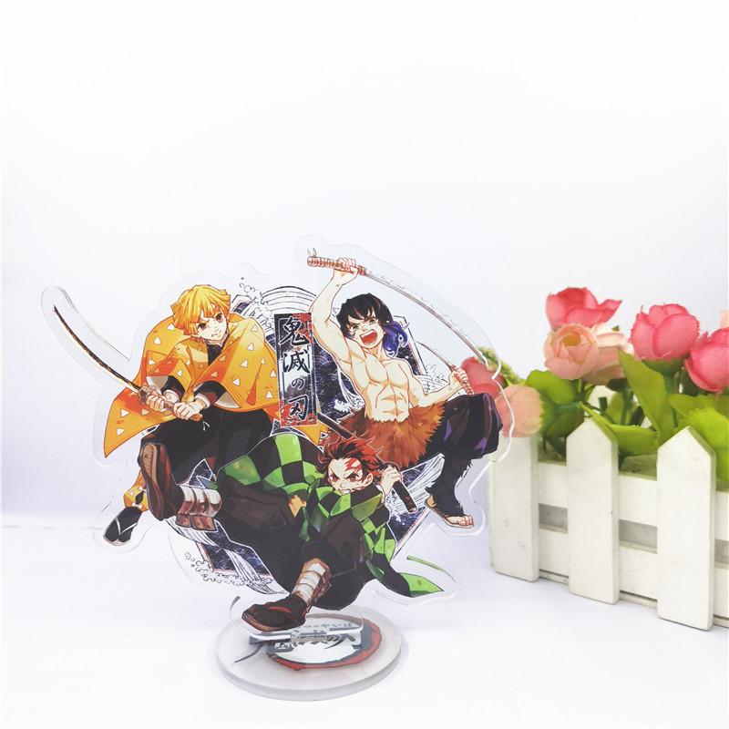 Акриловая подставка с изображением Танджиро и персонажей из «Истребителя демонов» — Идеально для украшения стола и в качестве подарка
