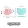 Ceramic Coffee Cup Creative European Coffee Cup And Saucer Set Small Fresh Ceramic Tea Cup Drinking Cup Breakfast Cup
