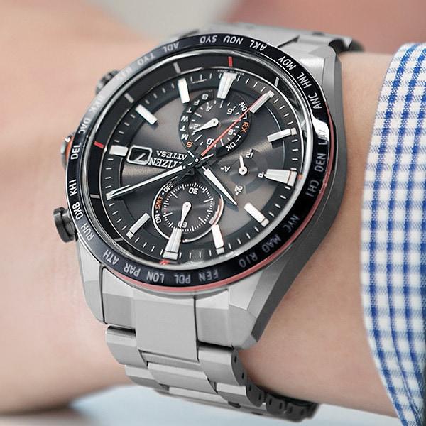 Citizen AT8189-61E ( Watch ATTESA Solar-powered Eco-Drive Radio-controlled Direct Flight ACT Line)