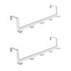 Kitchen Hook Non Perforated Clothes 5row Hook Living Room Hanging Clothes Hanger Dormitory Clothes and Hats Hanging Clothes Hook