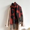 NEW Luxury Brand Women Simple Solid Cashmere Scarf Fashion Universal Winter Warm Shawl Pashmina Tassel Blanket Scarves