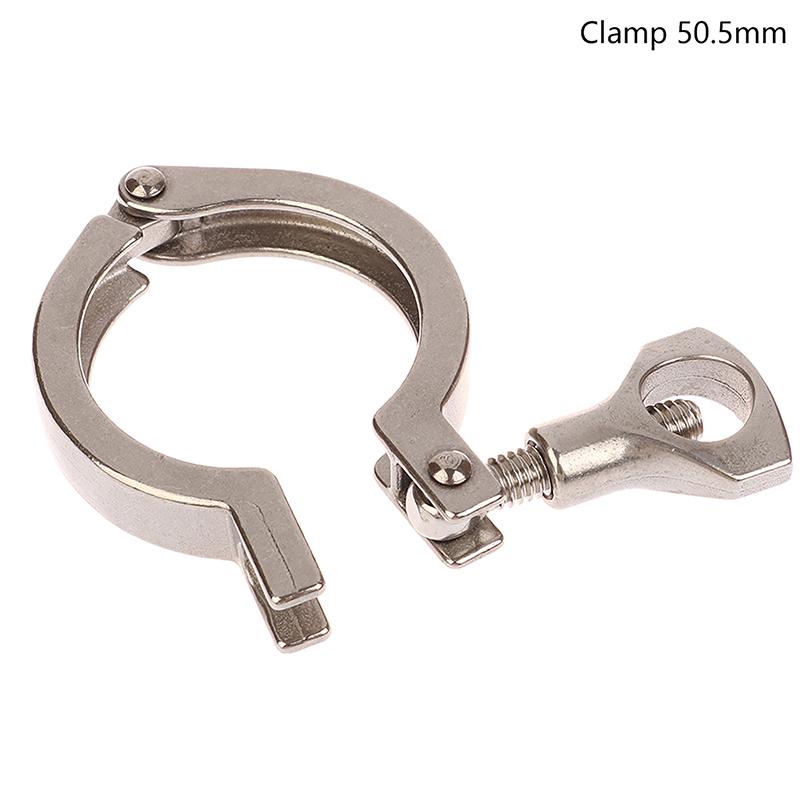 304 Precision Cast Sanitary Clamp Stainless Steel Quick Opening Pipe Clamp Quick Installation Clamp Set Quick Installation Clamp