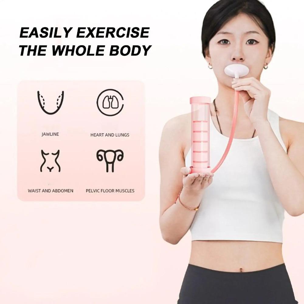 Muscle Trainer Lungs Fitness Trainer Lung Respirator Deep Breathing Trainer Fitness