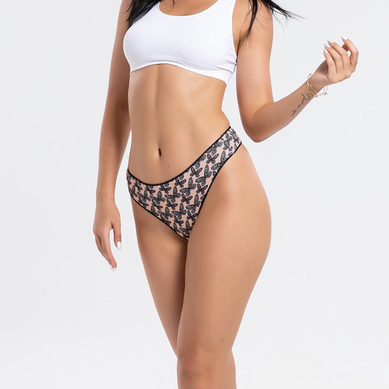 Трусы с узором в виде треугольника Дышащие эротические трусики Трусики Т низкой посадки Женские сексуальные стринги Трусики для девочек Бикини Бразилианы Хипстеры Слипы Ретро