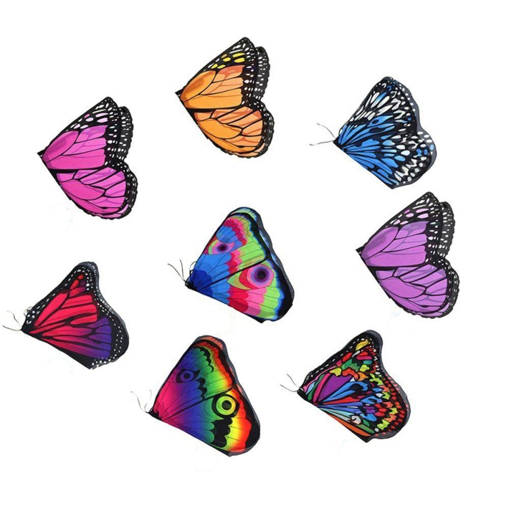 Fashion Cosplay Fairy Party Favor Costumes Accessory Butterfly Scarf Butterfly Wings Shawl  Cloak