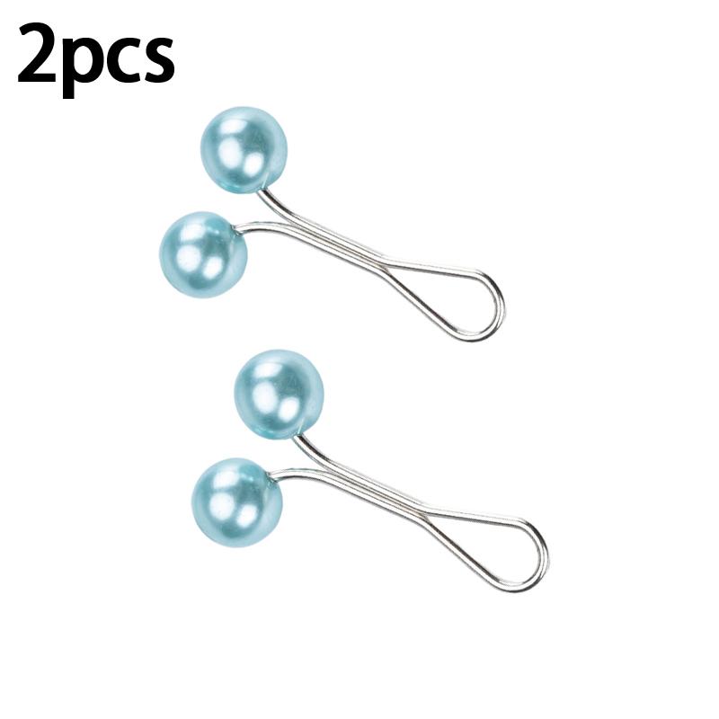 New U-Shaped Pearl Brooch Fixed Straps Anti Slip Scarf Pin DIY Sewing Multi-Purpose Scarf Adjuster Lady Fixed Pins