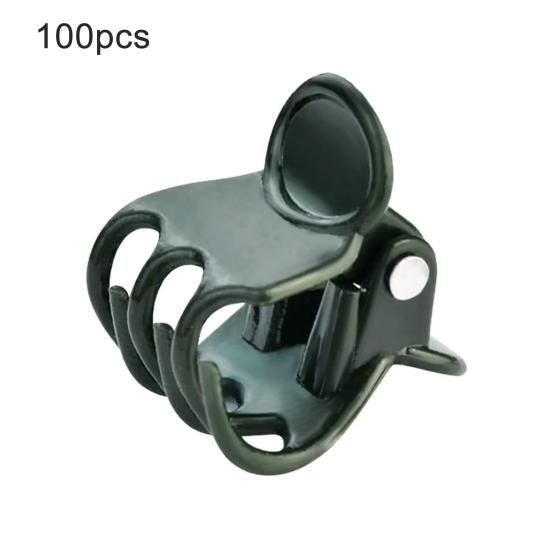 Зажимы для орхидей, садовые зажимы для поддержки растений, пластиковые зажимы для цветочных лоз для поддержки стеблей, лоз, стеблей, вьющихся растений, растущих вертикально