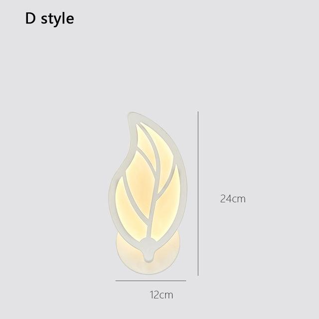 Современная простота в стиле лесной стены LED 12 Вт настенный светильник для столовой, кухни, спальни, балкона, фойе, кабинета, настенный светильник