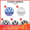 Для VW Новый 4 шт. 56/60/65/70/75 мм Колпачки ступицы колеса автомобиля Наклейка Значок Для Volkswagen VW B5 GTI Golf 5 7 Caddy Passat b6 Tigua