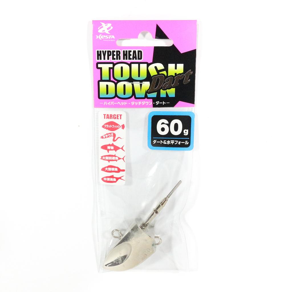 Xesta Джиг-головка Hyper Head Touch Down Dart 60 грамм хром (8387)