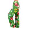 Women  Winter Pants Full Length Long Trousers Christmas Printed Pants