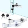 For 2mm-6mm Display Case Showcase Sliding Glass Door Lock 328 Window Lock with Key