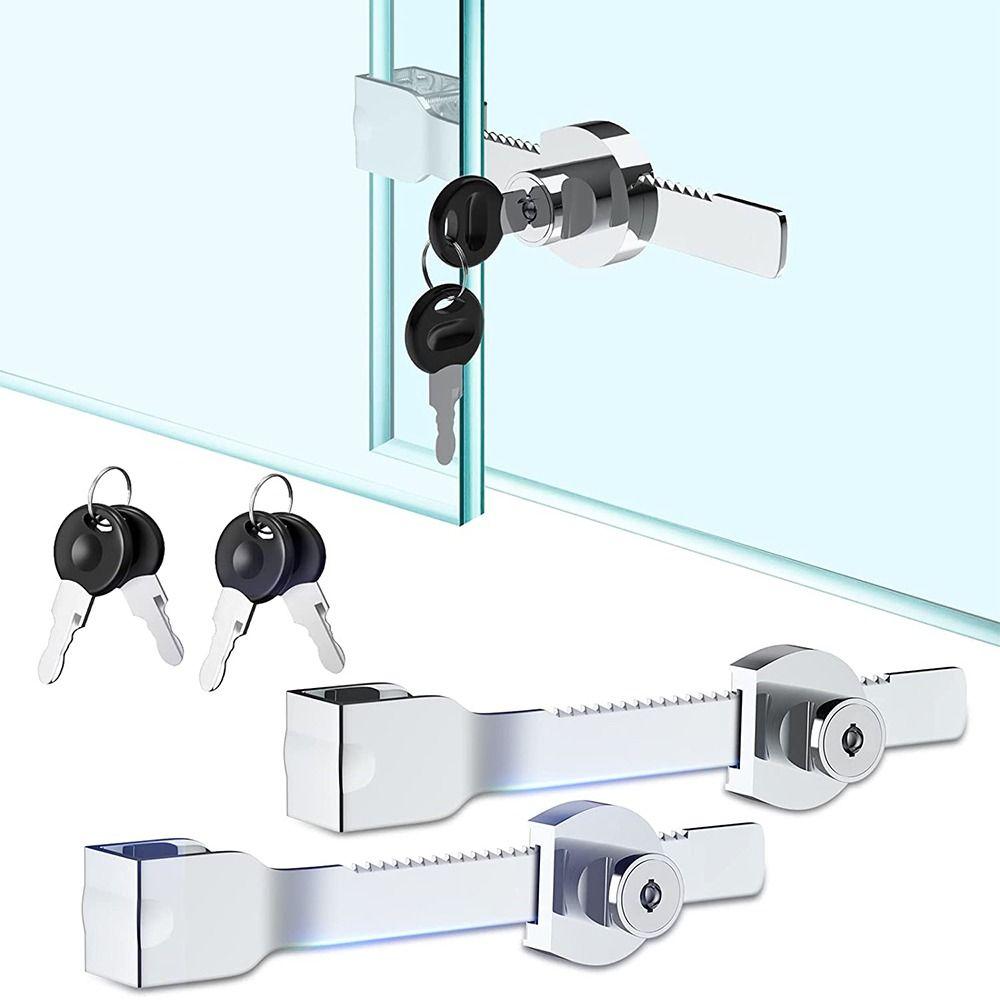 Для 2 мм-6 мм витрина витрина раздвижное стекло 328 оконный замок с ключом дверной замок