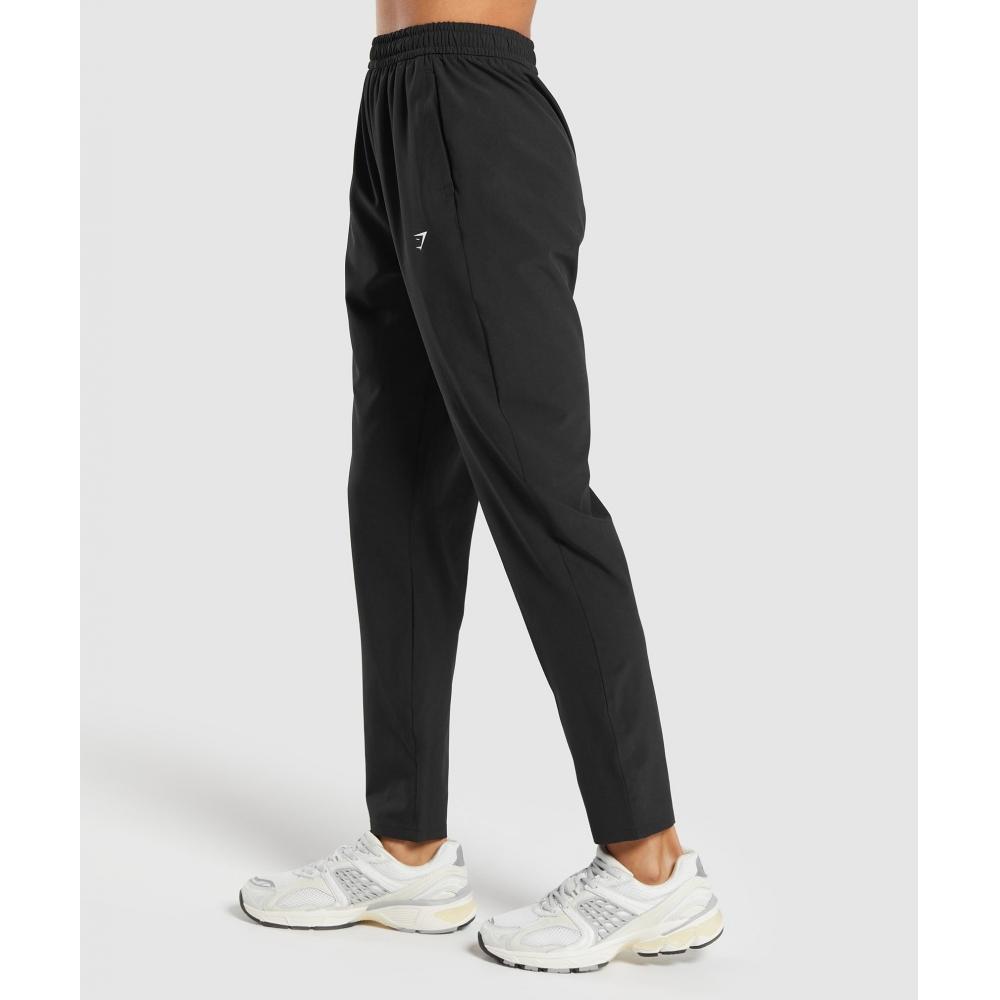 Gymshark Повседневные тканые брюки черного цвета B8a6t Bb2j