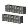 Terminal Strip Dual Row Screw Clamp Wire Terminal Block with Clear Cover for Bridge Lighting 60A