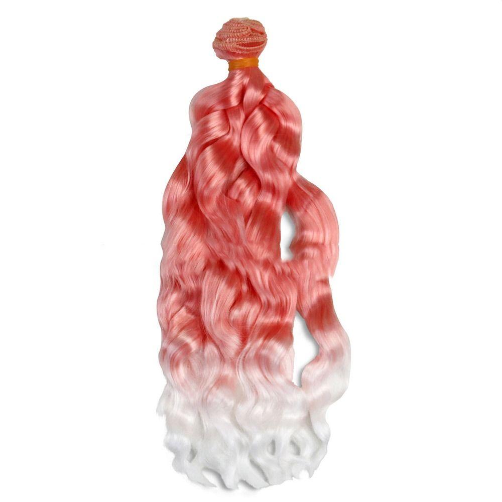 1PC Hot 20cm High-temperature Wire Long Straight DIY Dolls Accessories Wig Hair Doll Wigs