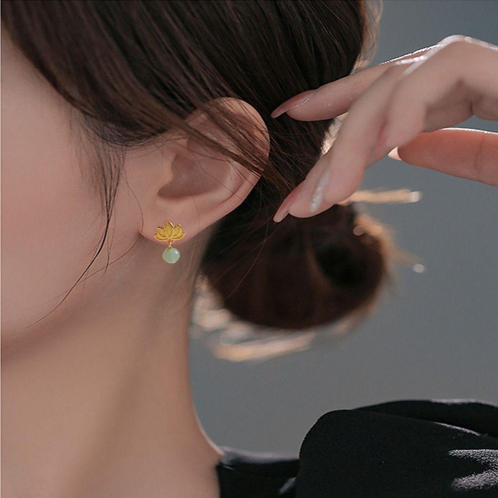 Hanfu Ornament Girl Gift Women Dangle Earrings Chinese Style Earrings Stud Earrings Ear Drop
