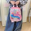 Fashion Letter Sequin Bag Preschool Girls School Backpack With Design Cartoon