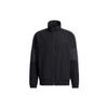 Essential Woven Jacket with Stand Collar and Logo Men Outerwear Black GT6358