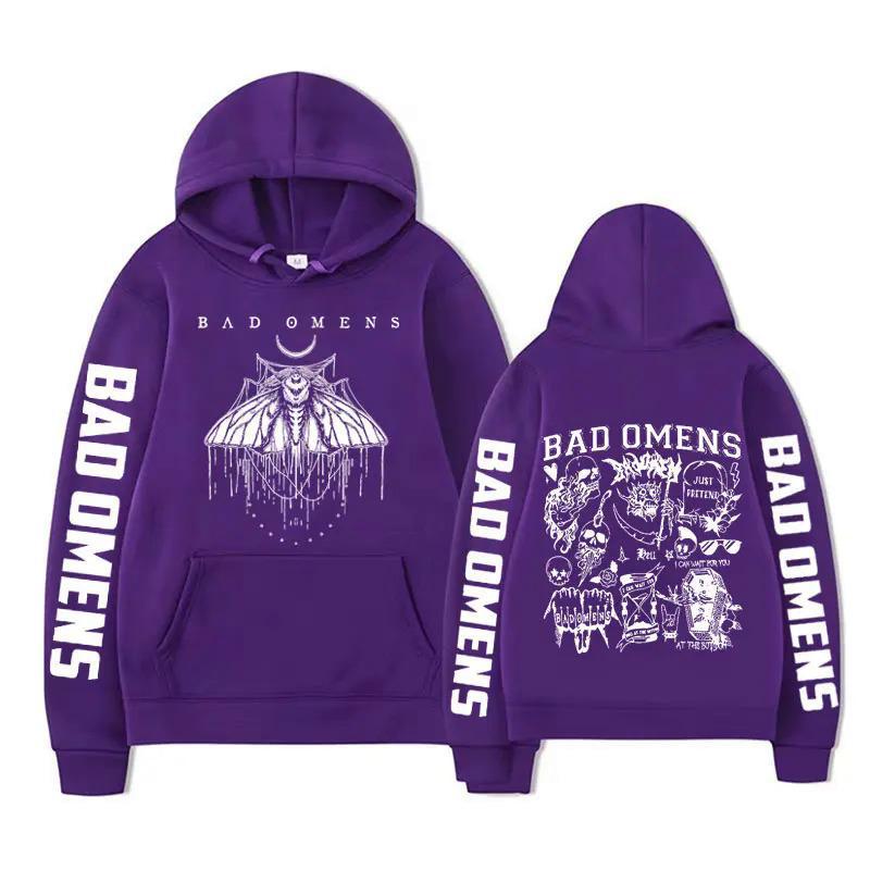 Ограниченная толстовка с капюшоном Bad Omens Band Moth Music Tour