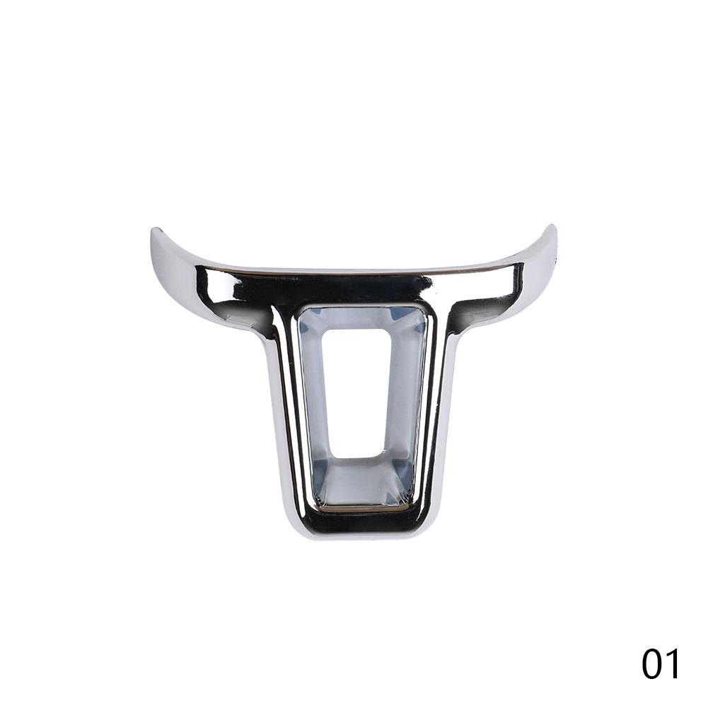 ABS хромированная декоративная накладка на руль автомобиля, наклейка, подходит для Volkswagen VW GOLF POLO JETTA MK5 MK6 Bora Accessories