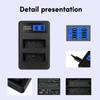 Двухканальное USB-зарядное устройство для аккумуляторов LP-E10 LPE10 LP E10 с ЖК-экраном для EOS 1100D 1200D EOS Rebel T3 EOS Rebel